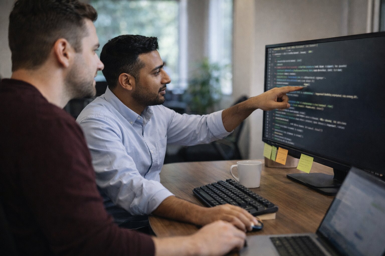 Complere engineers pair programming